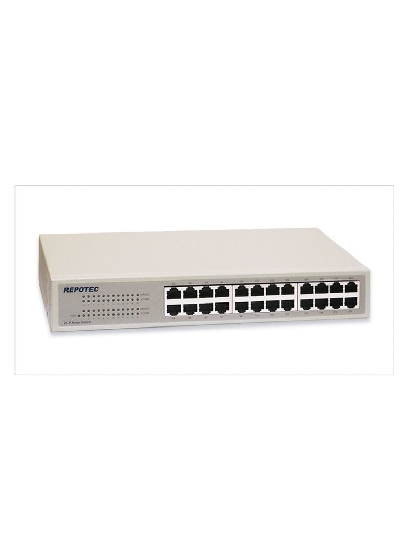 REPOTEC - RP-1724DR: 24-P Fast Ethernet Switch - Image 1