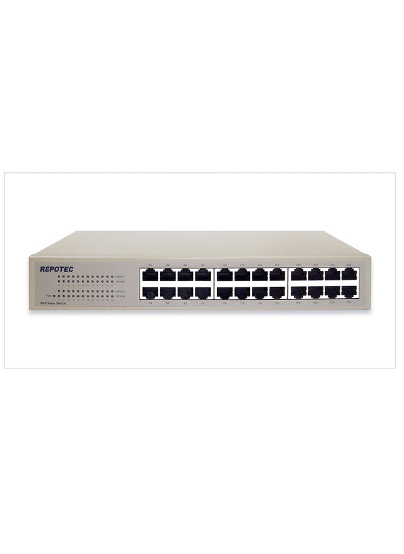 REPOTEC - RP-1724DR: 24-P Fast Ethernet Switch - Image 1