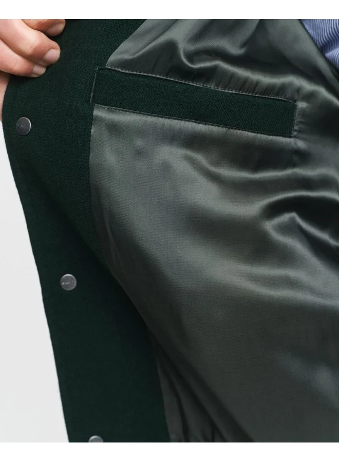 GANT WOOL BLEND VARSITY JACKET