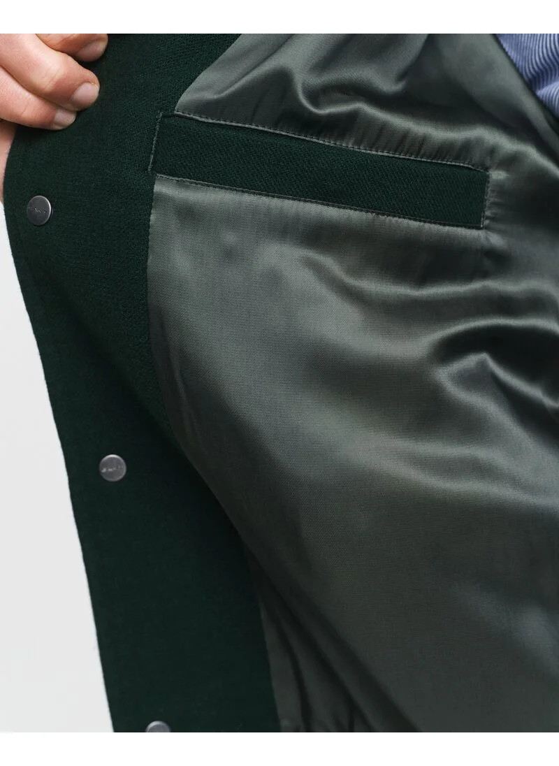 GANT WOOL BLEND VARSITY JACKET