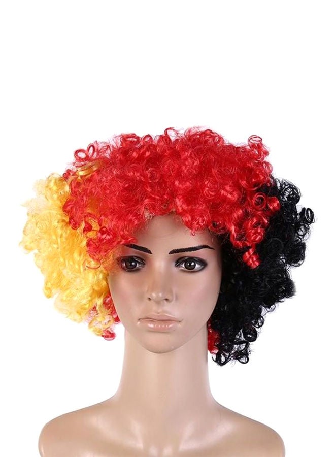 NIBEMINENT New Russia Soccer National Flag World Cup Fans Wig Multicolour