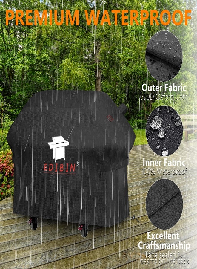EDIBIN Grill Cover for Ninja FlexFlame 5-in-1 Cooking System 3 Burner Grill and Smoker PG301,Premium Water-Resistant Griddle Cover for Ninja PG300 Series, Exclusively fits PG300 Series BBQ Grill - Image 3