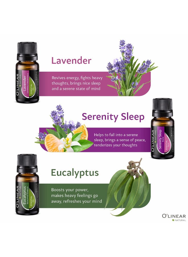 O'linear Top 6 (4 Oils & 2 Blends) Essential Oils for Diffusers for - Image 2