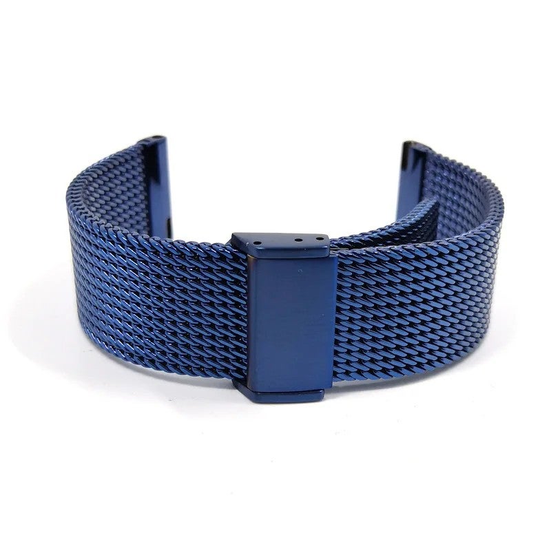 Bluejw Men's Stainless Steel Milanese Loop Watch Band - Quick Release Universal Replacement Bracelet - 18mm 19mm 20mm 21mm 22mm - Image 1