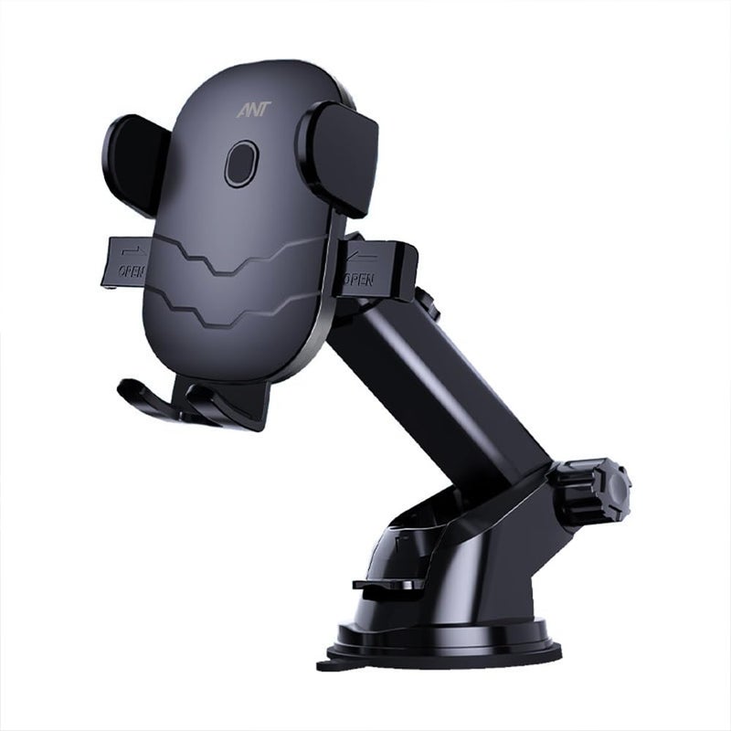 Ant Aura 10 Car Phone Holder 360° Rotation, Strong Suction Cup for Dashboard, Windshield & Window Adjustable Mount for 4 to 7 Inch Smartphones - Image 3