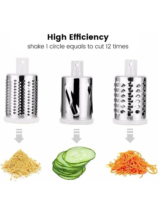 Bukela Vegetable Slicer Handheld Spiral Rotary Drum Slicer For Vegetable Fruit Cheese Nut - Image 2