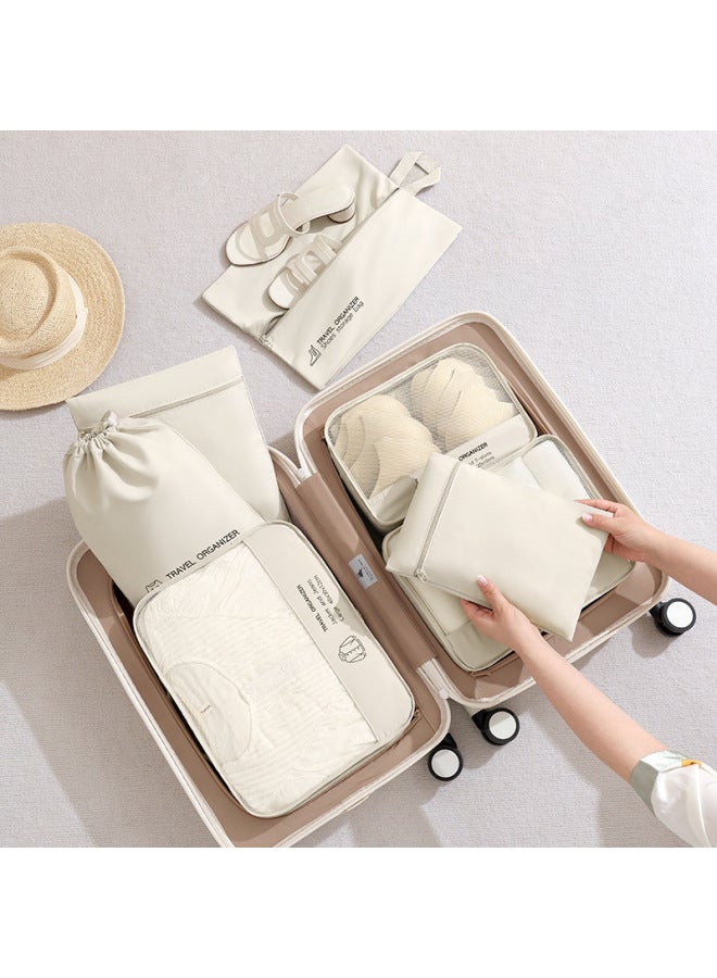 Korean-style Compression Travel Storage Bag Portable Underwear And Clothing 6-piece Set Suitcase Organizer Storage Bag - Image 4