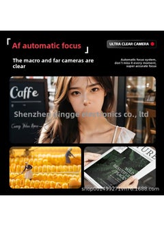Generic Flip Screen Camera HD Optical Zoom Digital Camera WiFi Transmission Comes With Beauty Filter-Body Color:White + 64g Memory Card + Accessories + Wide-angle Mirror  - Image 4