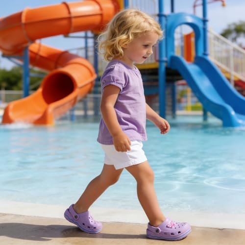 Casazoe Toddler Cute Garden Clogs Boys Girls Slip On Shoes Summer Lightweight Outdoor Slides Sandals Infant Children Beach Pool Shoes - Image 2