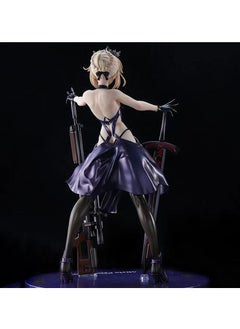 General Luxetoys Fate Stay Night FGO Saber Alter Altria Pendragon anime character cavalry with gun character 25cm and PVC model toy for collection and decoration  - Image 5