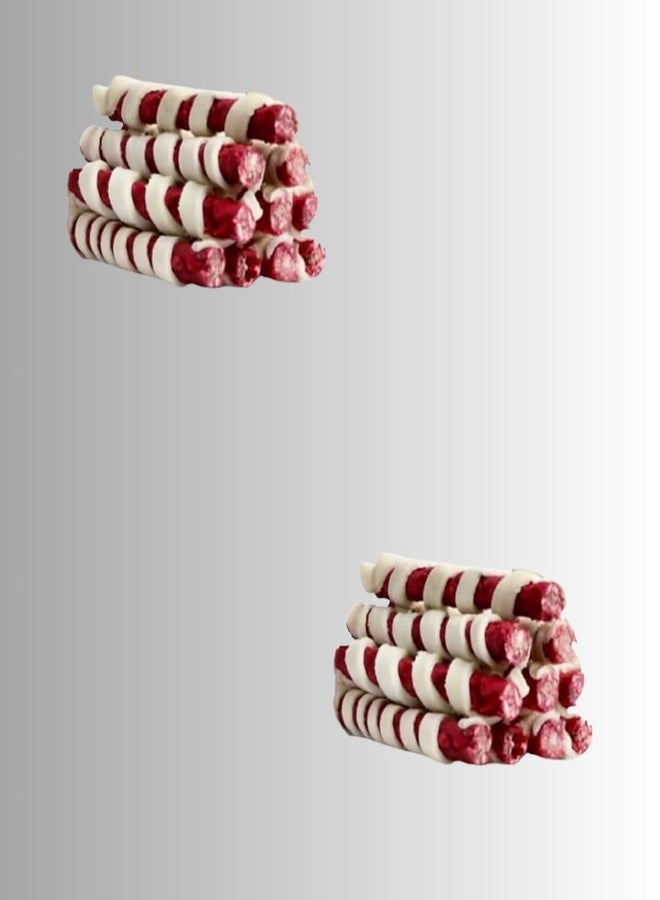 PET FUN Munchy Roll Chew Stick - Natural Dog Treat for All Breeds and Sizes | Promotes Dental Health | Low Fat, High Protein Dog Chew Snack (200 Gram, Muton) - Image 2