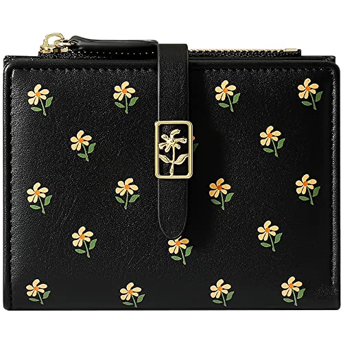YINHEXI Women's Wallet, Faux Leather, Water Resistant, Black, Unisex - Image 1