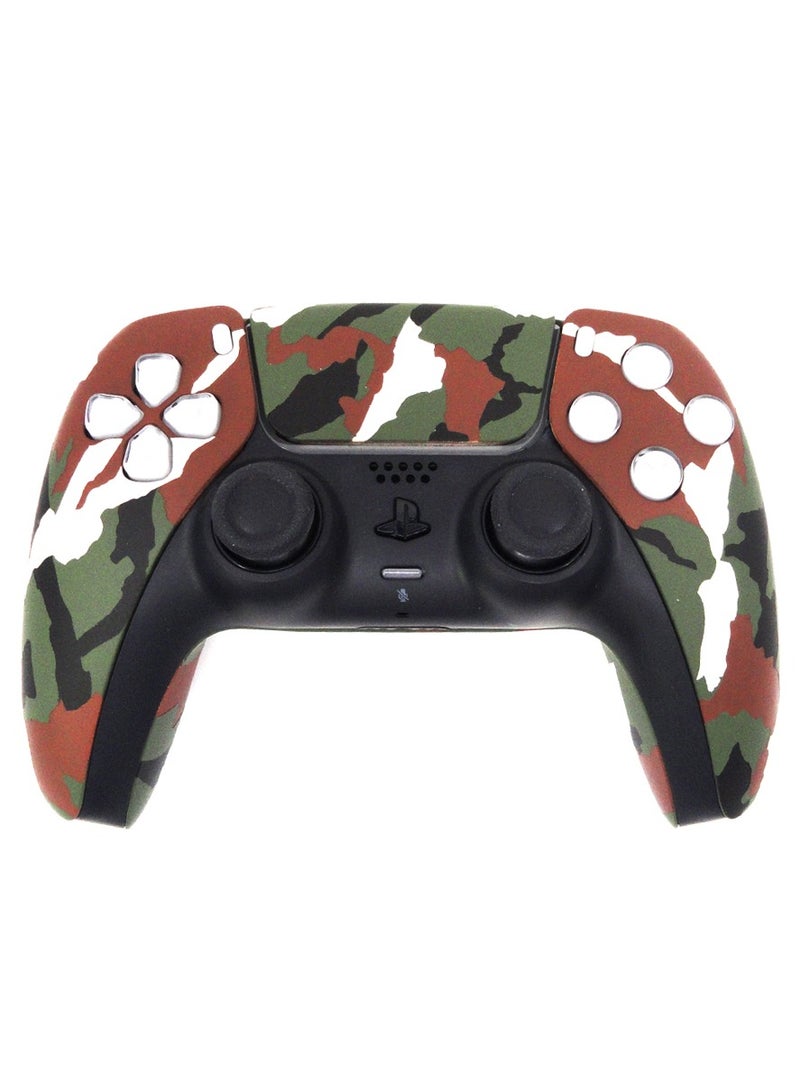 CRAFT by MERLIN PAINTED PLAY STATION 5 DUAL SENSE WIRELESS CONTROLLER CAMO - Image 1