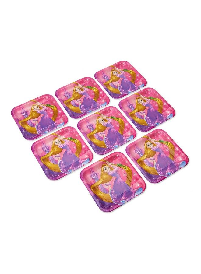 American Greetings أطباق ورقية للعشاء من رابونزيل 8 عد - Image 3