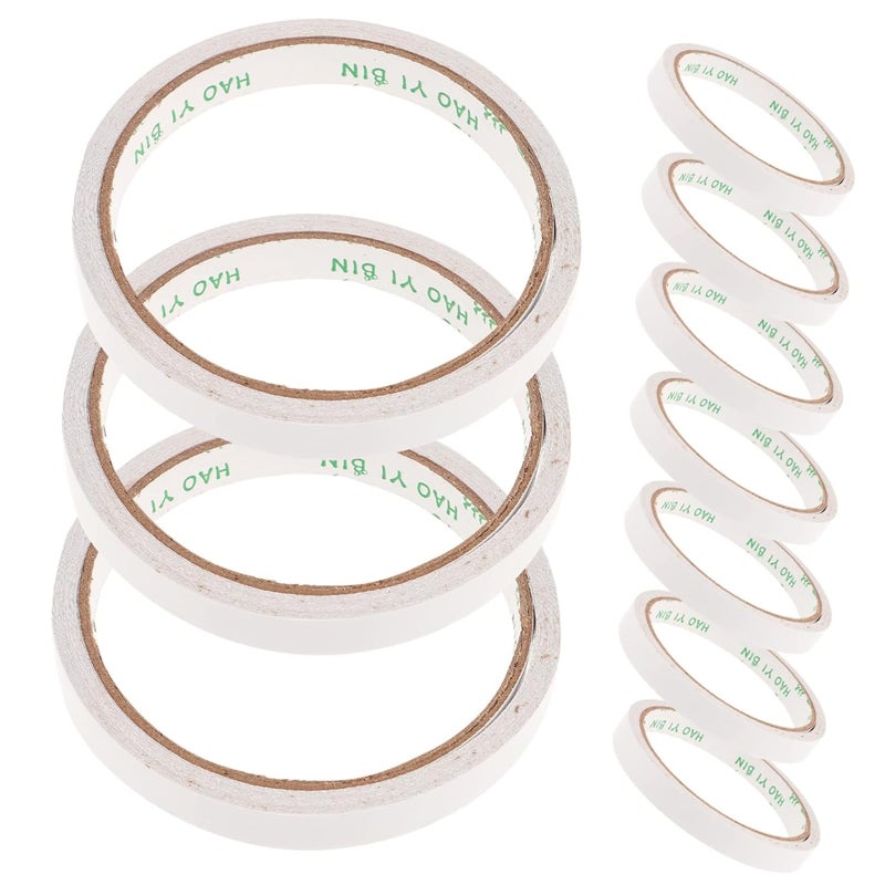 شريط لاصق مزدوج الجوانب بالذوبان الساخن بعرض 3 بوصات، 10 قطع قوي للحرف اليدوية، ألبوم الصور، المكتب - Image 2
