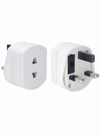 Europe to UK Travel Adapter Plug converter US to UK Plug Adapter 2 Pin to 3 Pin 1A with Fuse White - pzsku/Z8A30120B5CB8DE008829Z/45/1747209369/cf6b1339-9515-456d-89ca-3475f8260ba5