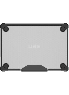 Urban Armor Gear UAG Plyo Macbook Air 15 inch Case M3 A3114 (2024) / M2 A2941 (2023) Rugged Military Grade Protective Hard Shell Laptop Cover Translucent Clear - Ice | Black  - Image 3