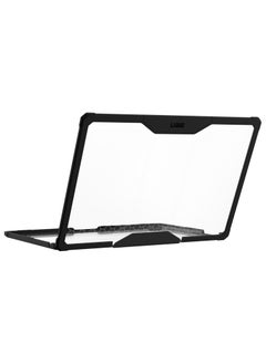 Urban Armor Gear UAG Plyo Macbook Air 15 inch Case M3 A3114 (2024) / M2 A2941 (2023) Rugged Military Grade Protective Hard Shell Laptop Cover Translucent Clear - Ice | Black  - Image 4