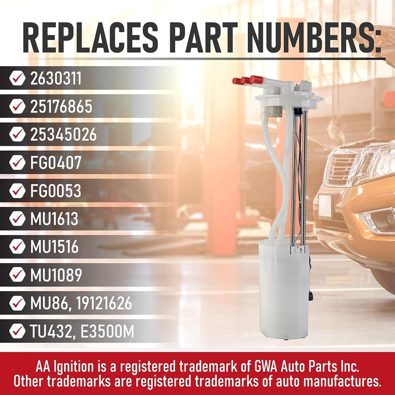 AA Ignition مضخة وقود بديلة من AA Ignition لشيفروليه سيلفرادو و GMC سييرا 1500-3500 - Image 3