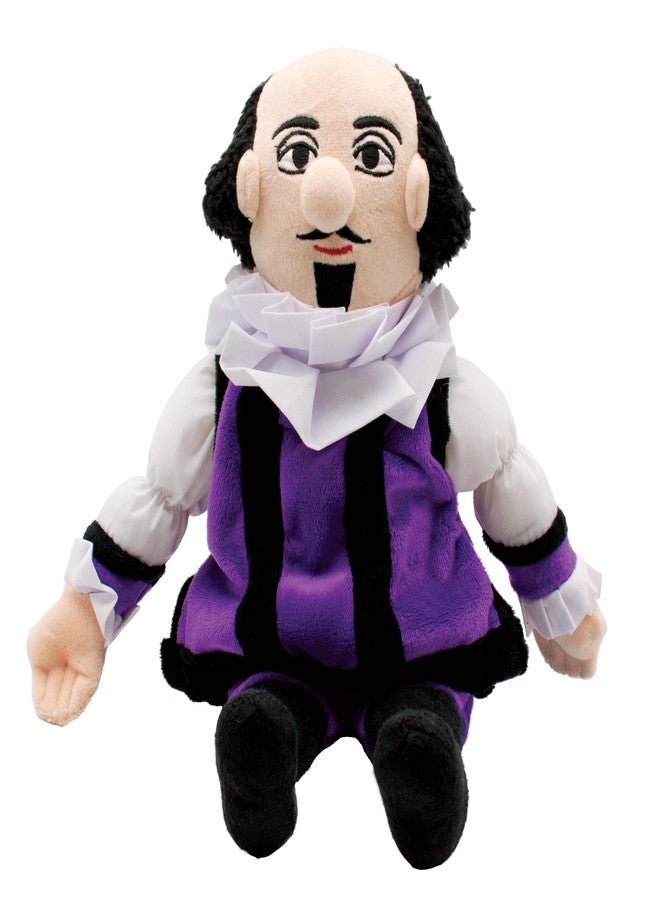 The Unemployed Philosophers Guild William Shakespeare Doll - 12" Soft Stuffed Plush Little Thinker - Image 1