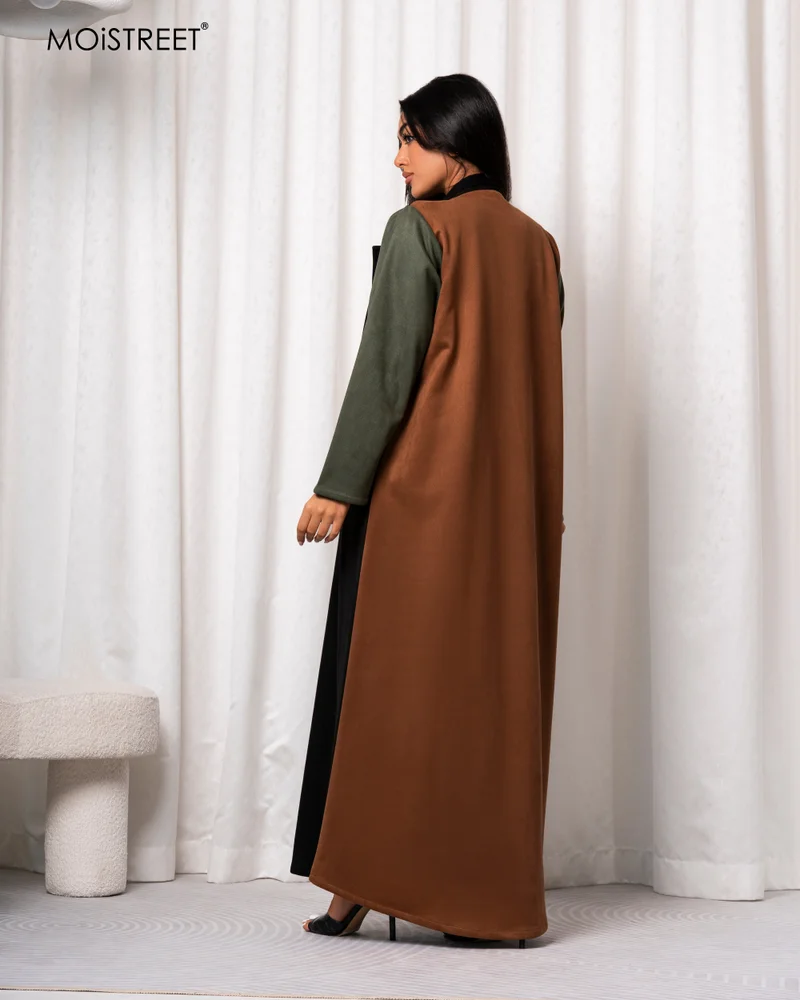 Moistreet  MOiSTREET Handmade Barbie Crepe Abaya for Women | Best Price UAE