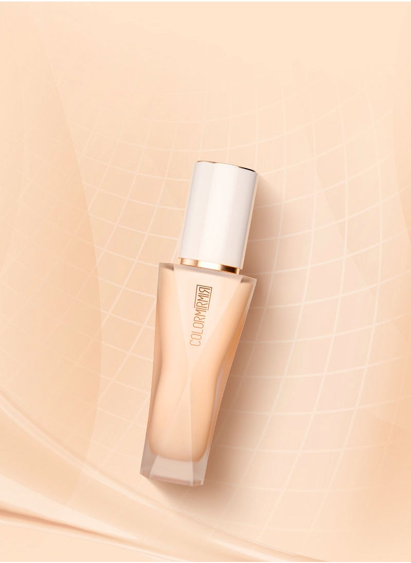 COLORMIRMIR Dry Skin Moisturizing Non-stick Powder Long-lasting Permanent Face Flawless Liquid Foundation  - Image 2