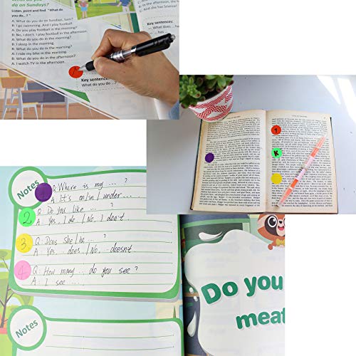 GZDEMYYXGS 1600 Dots 1" Round Color Coding Labels Circle Dot Stickers,20 Colors Neon Color Coded Stickers Color-Coding Labels Label Circle Stickers,Write for Office, Classroom. - Image 5