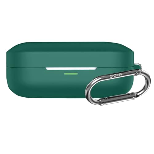 Cocoonkart Soft Silicone Case Cover Compatible for Realme Buds Air 7 | 7 Pro -Green. - Image 1
