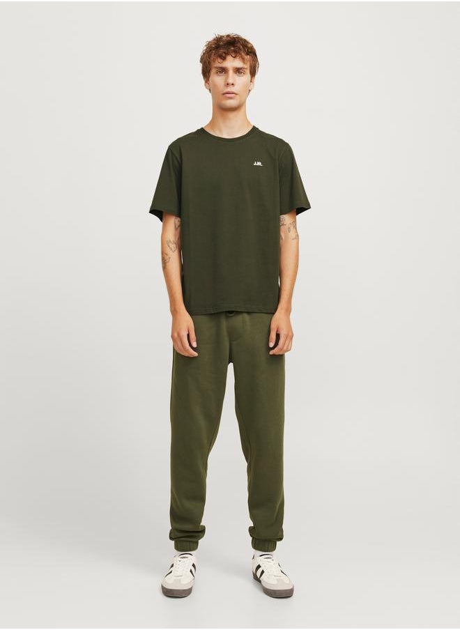JJ Rebel by Jack & Jones Loo Detail Crew Neck T-Shirt  - Image 3
