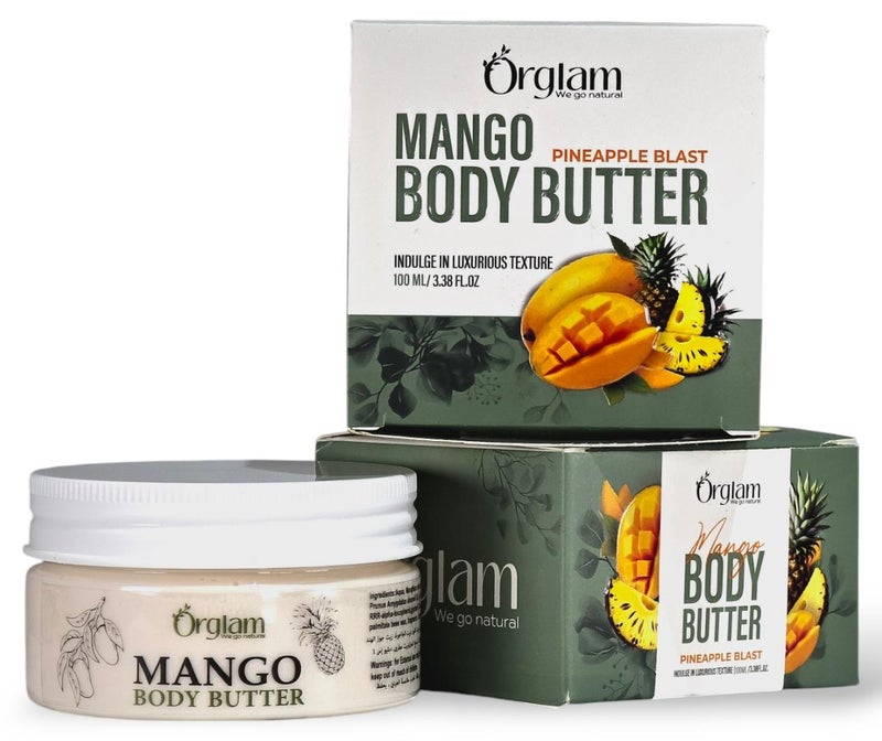 Orglam Mango Body Butter-100ml-for premium skin)