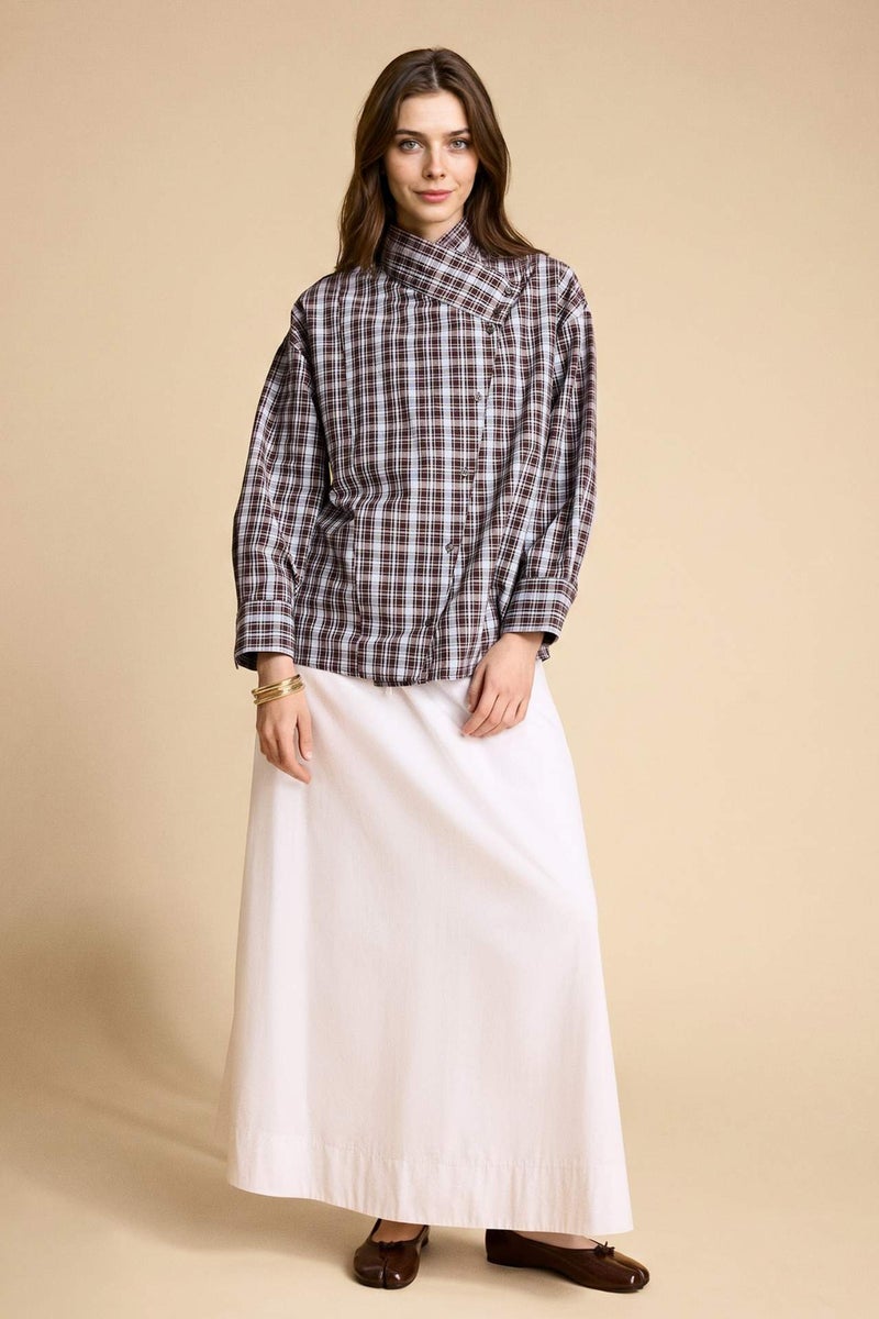 DeFacto Regular Fit Poplin Long Sleeve Tunic - Image 2