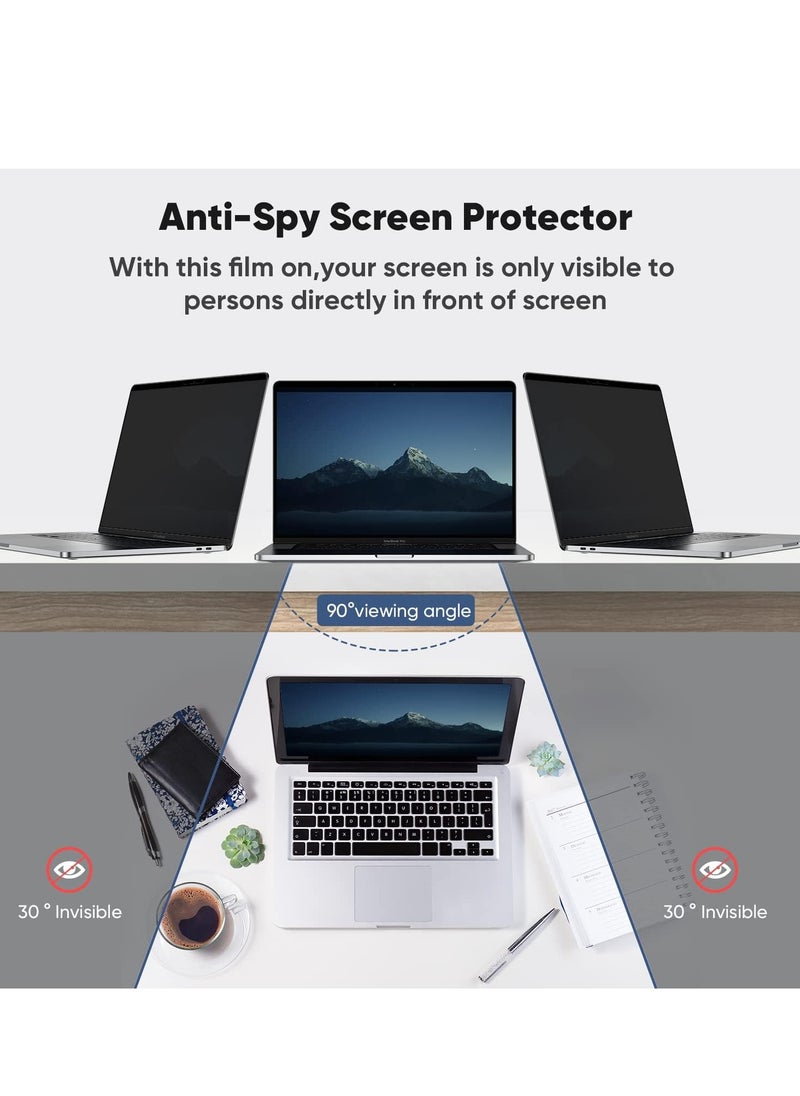 Generic Magnetic Privacy Screen Macbook Pro 14 Inch (2024 2023 2022 2021, M4 M3 M2 M1,A3112 A3185 A3401 A2779 A2442 A2992 A2918), Removable Anti Blue Light Glare Filter Privacy Screen Protector for Mac 14 inch Laptop  - Image 2