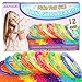 HAPMARS Make Your Own Glitter Bracelets Craft Kit for GirlsCreative Friendship Bracelet Making KitsDIY JewelryMaking Set with Gemstones Glitter Tubes Fun Craft Activity Birthday Gifts for Kids - Image 4