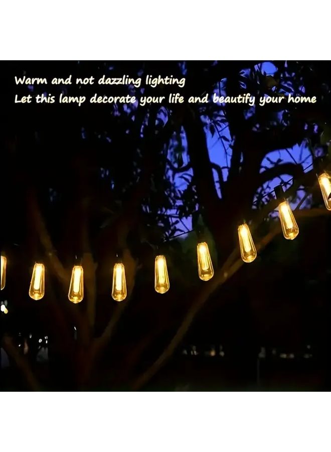 Warm White LED Retro Edison String Lights Battery Powered Outdoor Decorative Lights - Image 4