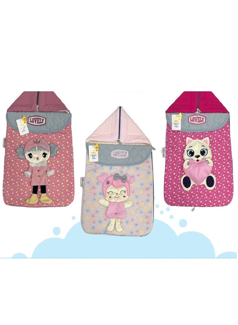 Baby Carrier For Newborns, Port For Carrying Babies - Girls' Shapes - (Multiple Shapes) One Piece