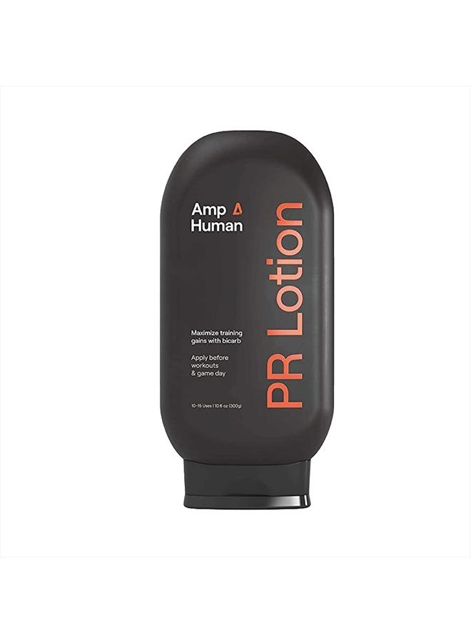 Amp Human لوشن PR، لوشن رياضي للأداء والتعافي بيكربونات الصوديوم، زجاجة (300 جرام) - Image 1