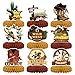 KSKSPE 9 Pcs Western Cowboy Party Decorations KSKSPE Wild West Honeycomb Centerpieces for Tables Cowboy Party Decorations 3D Cowboy Western Theme Birthday Party Decor Supplies Boys Girls - Image 2
