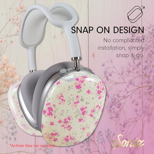 Sonix Protective Case for AirPods Max 2 & 1 | Headphones Cover | Cottage Floral Pink - Image 5