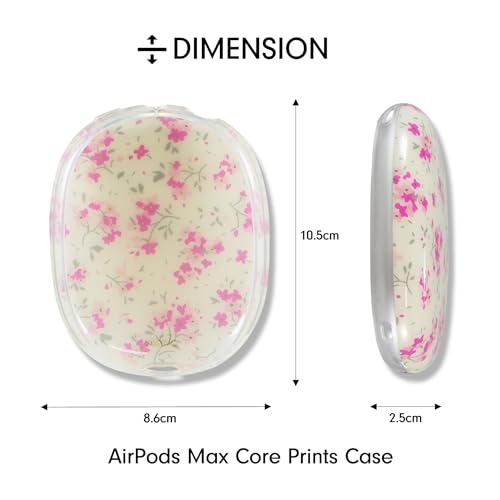 Sonix Protective Case for AirPods Max 2 & 1 | Headphones Cover | Cottage Floral Pink - Image 3