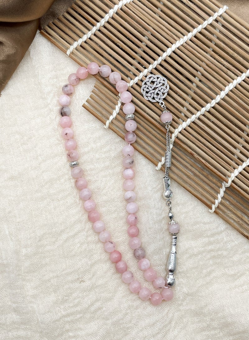 مسبحة صلاة حجرية من عيار 8 مم 45 هدايا مسلمة رائعة - Image 2