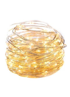 Beauenty Fairy Lights Plug in, 33Ft 100 LEDs Waterproof Silver Wire Firefly Lights, Adaptor Included, Starry String Lights for Wedding Indoor Outdoor  Patio Garden Decoration  - Image 1