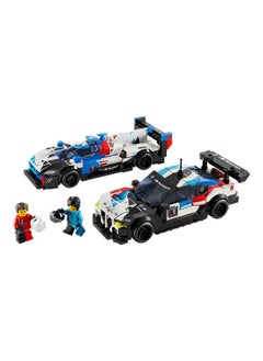 LEGO Speed Champions BMW M4 GT3 & BMW M Hybrid V8 Race Cars Toys for 9 Plus Year Old Boys & Girls, Buildable Model Vehicles with 2 Driver Minifigures, Kids' Bedroom Decoration, Birthday Gift Idea 76922  - Image 4