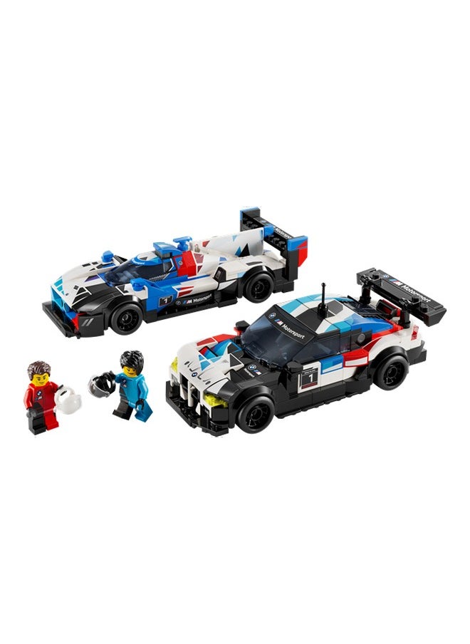 LEGO - Speed Champions BMW M4 GT3 & BMW M Hybrid V8 Race Cars Toys for 9 Plus Year Old Boys & Girls, Buildable Model Vehicles with 2 Driver Minifigures, Kids' Bedroom Decoration, Birthday Gift Idea 76922 - Image 1
