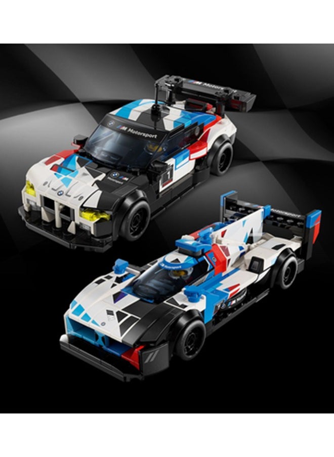 LEGO - Speed Champions BMW M4 GT3 & BMW M Hybrid V8 Race Cars Toys for 9 Plus Year Old Boys & Girls, Buildable Model Vehicles with 2 Driver Minifigures, Kids' Bedroom Decoration, Birthday Gift Idea 76922 - Image 1