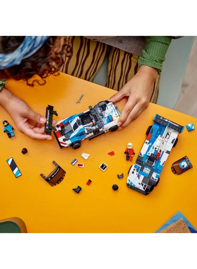 LEGO Speed Champions BMW M4 GT3 & BMW M Hybrid V8 Race Cars 76922 (676) Pieces