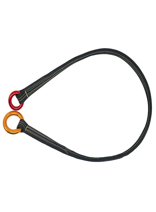 NewDoar Tree Arborist Friction Saver 22KN Climbing Cambium Saver Loop Belt Sling Retrievable Anchor Gold 35.4 inch - Image 1