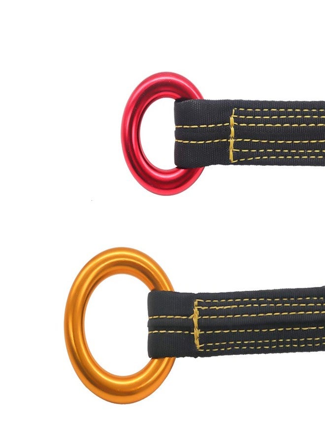NewDoar Tree Arborist Friction Saver 22KN Climbing Cambium Saver Loop Belt Sling Retrievable Anchor Gold 35.4 inch - Image 5
