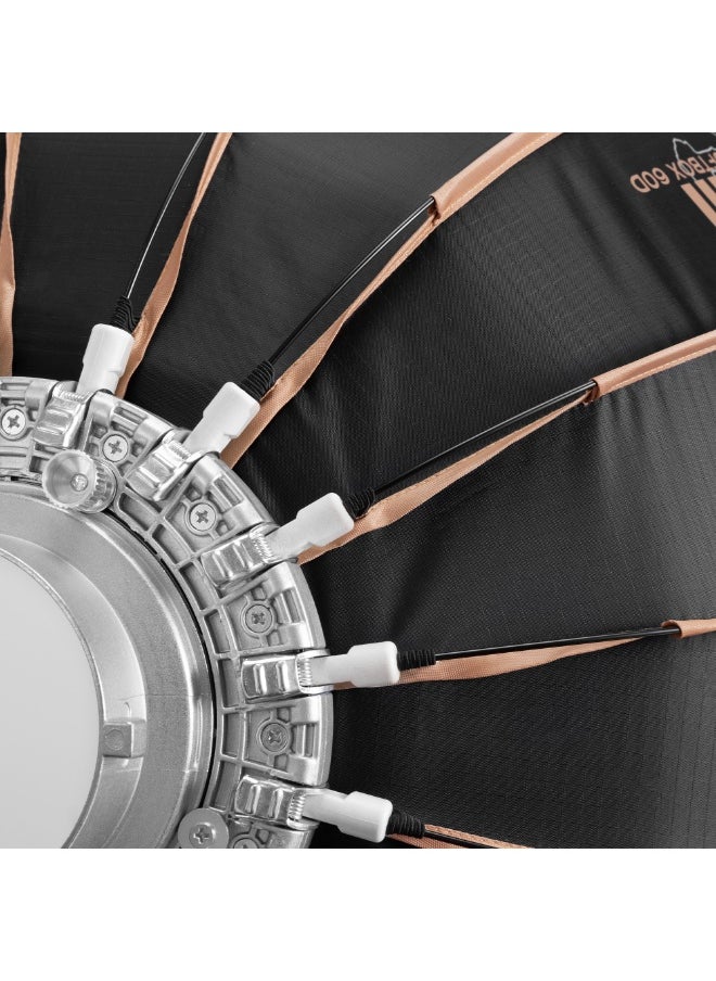 ZHIYUN Parabolic Light Softbox [Official]   24inch/60cm Light Dome Quick Release, with Bowens Mount for ZHIYUN Molus G60 / X100 / G200 / X60 / B100 / B200 / B300 / B500 / X100 Video Light