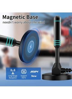 Generic Indoor TV antenna, smart TV local channel TV antenna, supports 4K 1080p, 400+mile long-distance signal enhancement antenna TV digital high-definition indoor and outdoor.  - Image 5