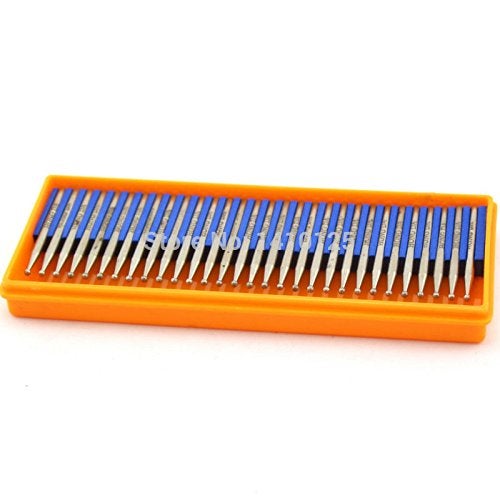 JINGLING Spherical Diamond Grinding Head 2mm Ball Burrs Shank 1/8" Inch Shank for Dremel Tool Accessories Pack of 30Pcs - Image 5